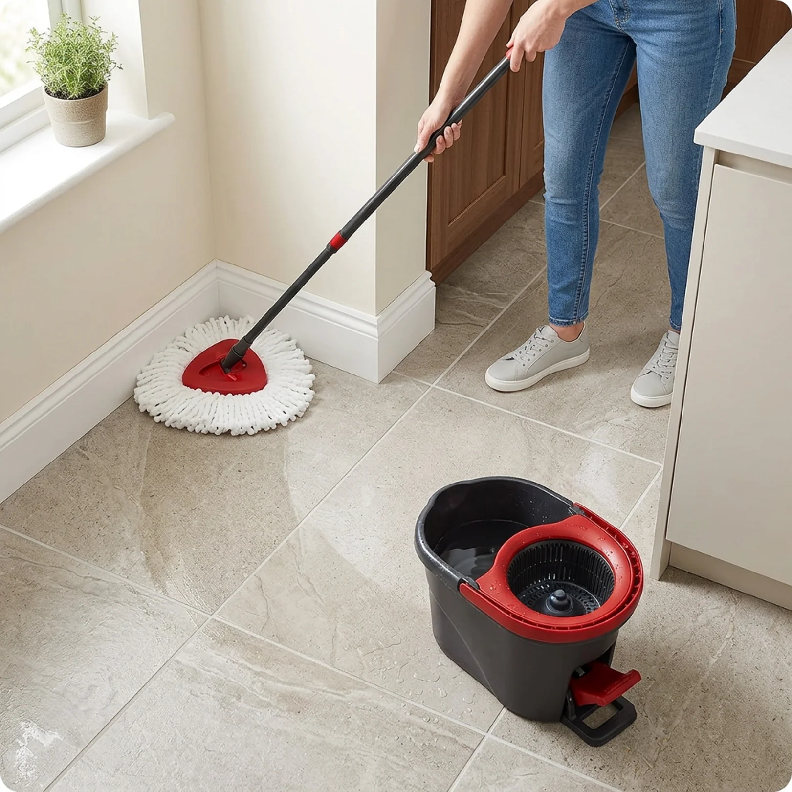 8 Pack Spin Mop Head Replacement - Image 3